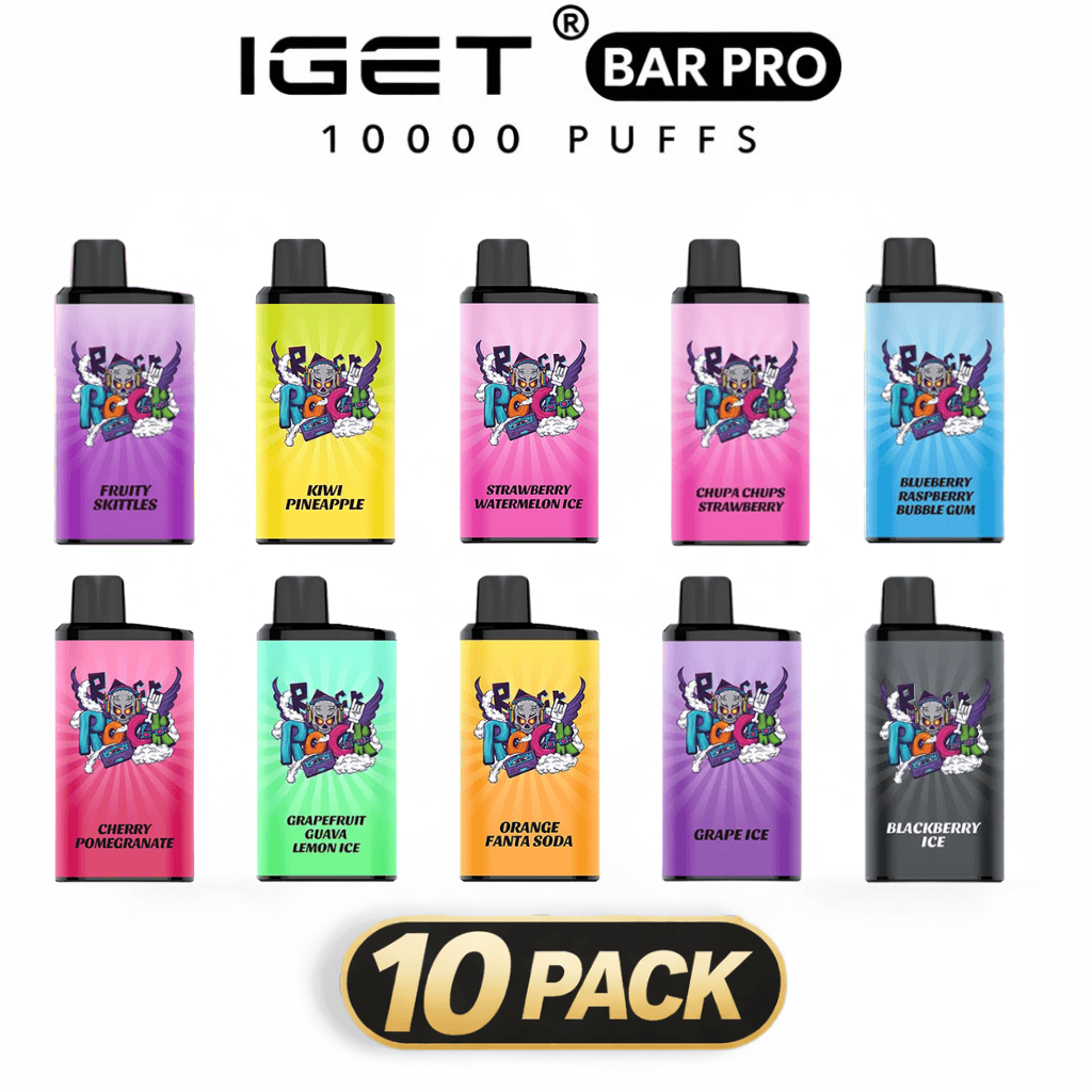 Iget Bar Pro 10,000 10 Pack - Best Value