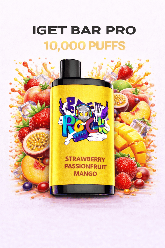 STRAWBERRY PASSIONFRUIT MANGO (NEW FLAVOUR!) - IGET BAR PRO 10,000